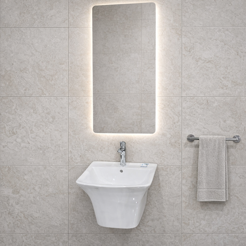 مغسلة خزف حوض مقاس 53 سم